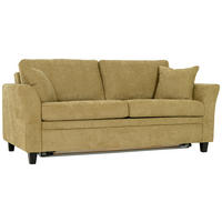 BÄDDSOFFA i olivgrön  - olivgrön/naturfärgad, Klassisk, metall/trä (190/87/93cm) - Hom`in