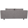 SCHLAFSOFA Lia in Webstoff Anthrazit  - Anthrazit/Schwarz, Design, Textil/Metall (197/84/92,5cm) - Hom`in