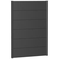 SICHTSCHUTZ - Dunkelgrau, Basics, Metall (96/137/4,4cm) - Biohort
