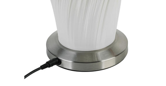 LED-STEHLEUCHTE 15/80 cm    - Schwarz/Weiß, Design, Kunststoff/Metall (15/80cm) - Dieter Knoll