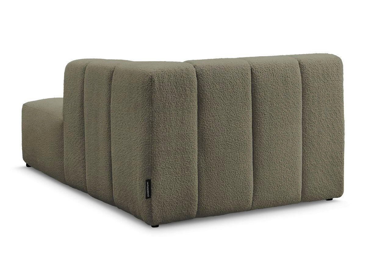 SOFAELEMENT ANNECY Bouclé Grün  - Schwarz/Grün, MODERN, Kunststoff/Textil (120/72/170cm)
