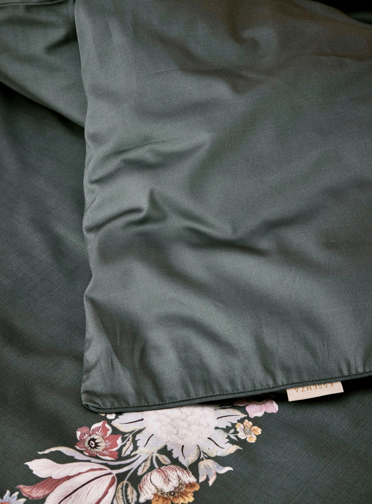 BETTWÄSCHE H/W 2024 Satin 140/200 cm  - Grün, Basics, Textil (140/200cm) - Essenza