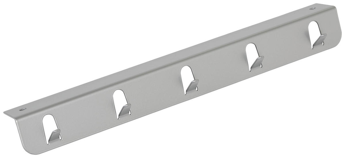 MEHRZWECKSCHRANK 120/206,2/58 cm  in Hellgrau  - Hellgrau/Schwarz, Basics, Holzwerkstoff/Metall (120/206,2/58cm) - Impuls