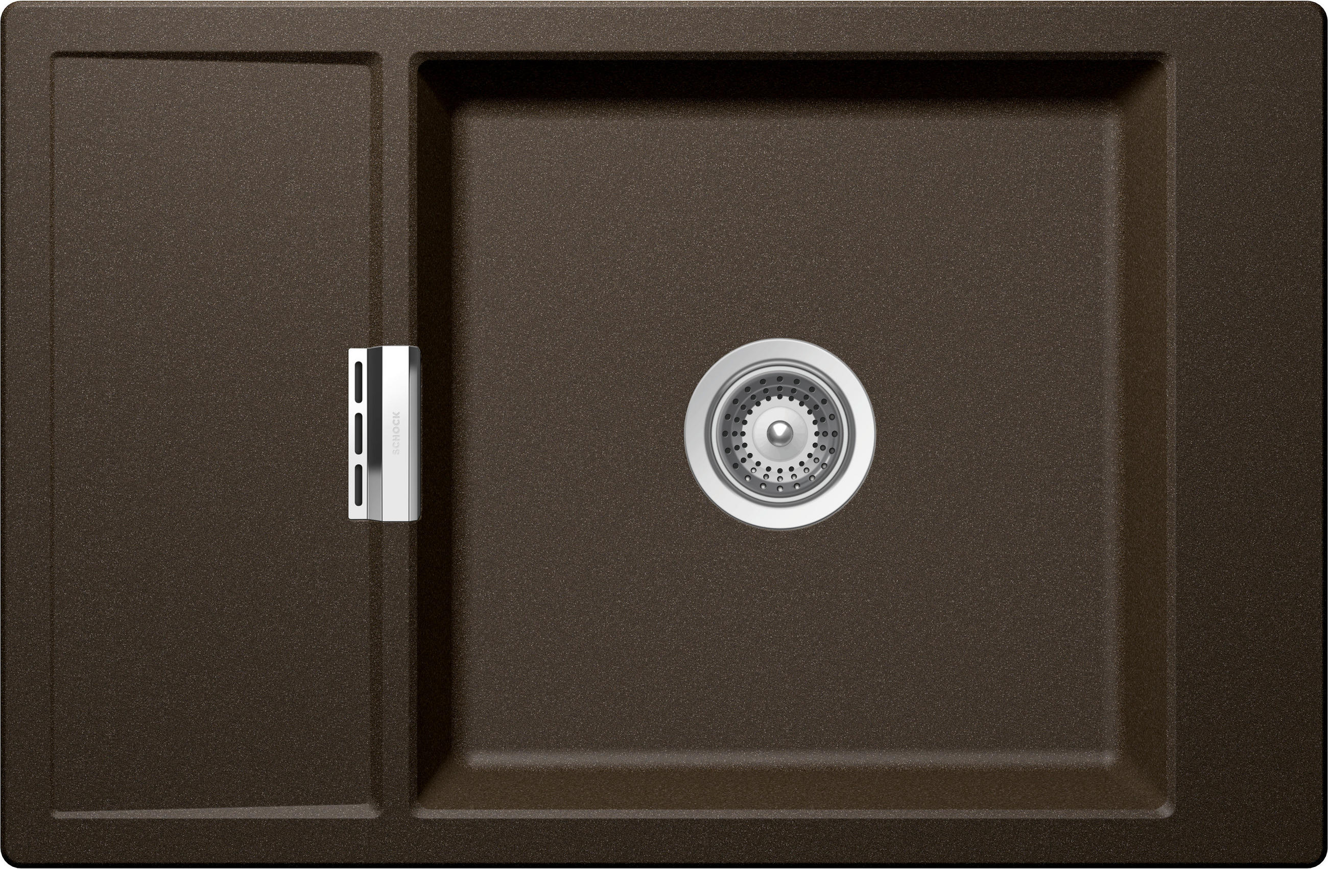 SPÜLE MOND100XSABRO1  - Bronzefarben, Basics, Stein (78/51cm) - Schock