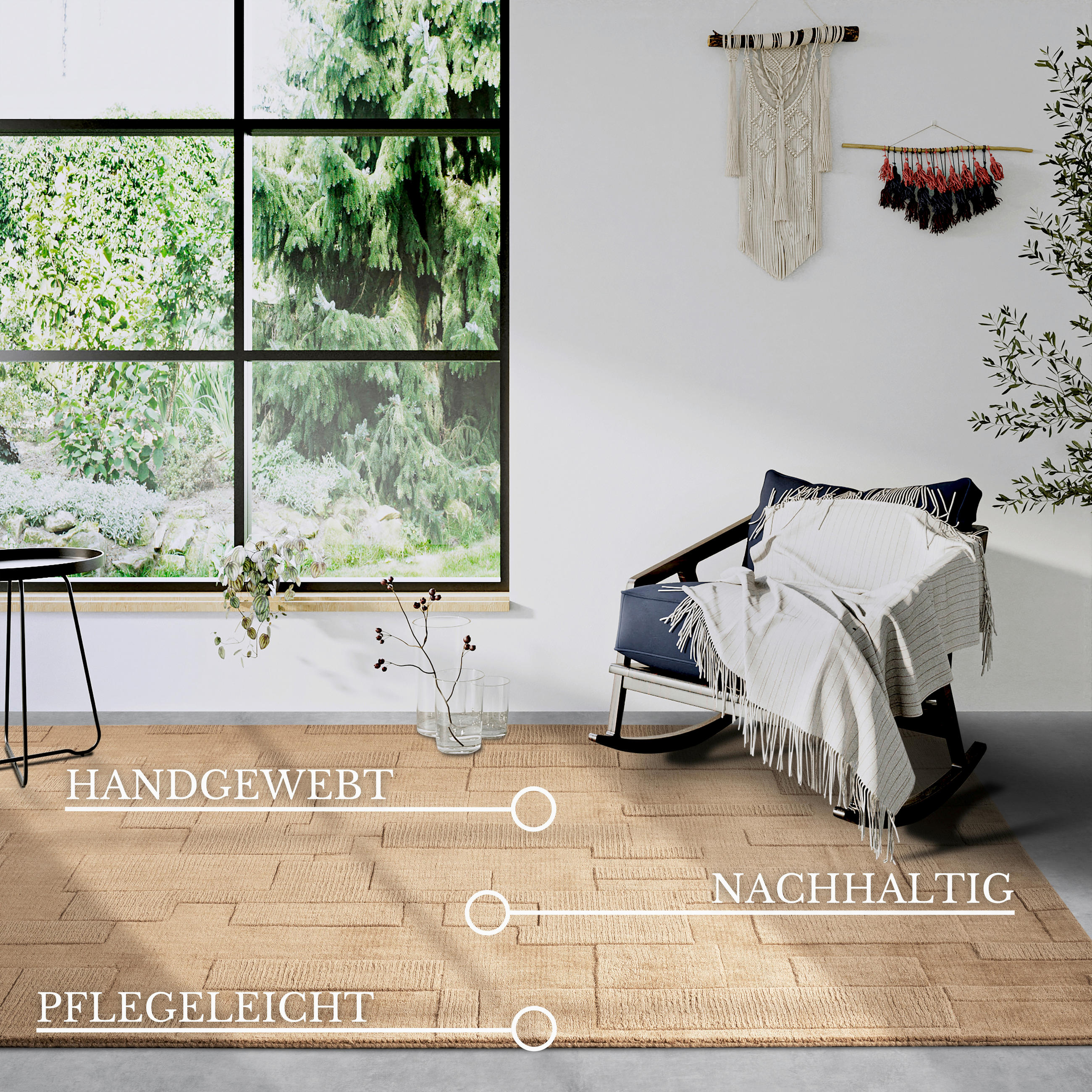 HANDWEBTEPPICH 120/170 cm Kollektion 1906 Beige  - Beige, Basics, Textil (120/170cm) - Villeroy & Boch