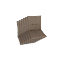 SESSELAUFLAGENSET in Taupe Uni  - Taupe, Basics, Textil (48/5/98cm)