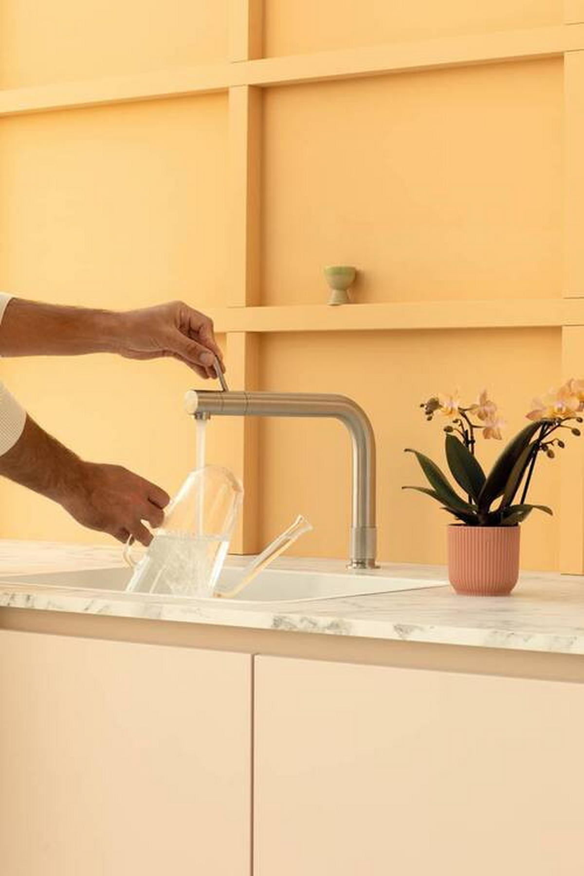 KÜCHENARMATUR - Schwarz, Basics, Metall (29,2/31,5cm) - Quooker