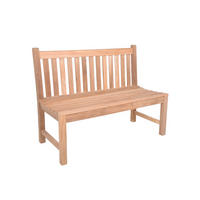 GARTENBANK 60/92/120 cm Teakholz   - Braun/Naturfarben, MODERN, Holz (60/92/120cm) - Gardenson