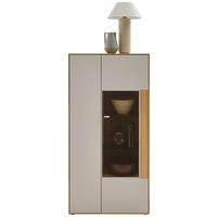 HIGHBOARD 76,9/155,1/37,1 cm Kaschmir, Wildeiche  76,9/155,1/37,1 cm  - Kaschmir/Wildeiche, Design, Glas/Holz (76,9/155,1/37,1cm) - Dieter Knoll