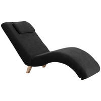 LIEGE Velours Schwarz  - Buchefarben/Schwarz, Design, Holz/Textil (65/84/163cm) - Max Winzer