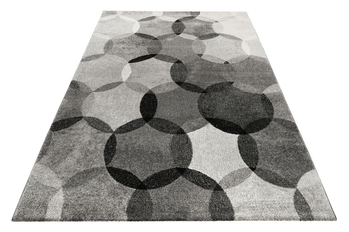 WEBTEPPICH 120/170 cm Modernina Grau, Silberfarben, Dunkelgrau, Beige  - Dunkelgrau/Beige, Design, Textil (120/170cm) - Esprit