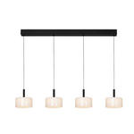 LED-HÄNGELEUCHTE 134/20/160 cm  - Weiß, Design, Glas/Metall (134/20/160cm) - Dieter Knoll