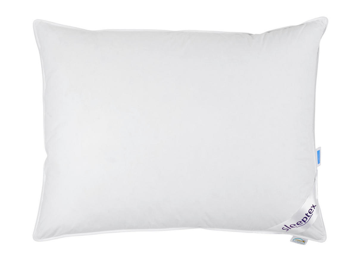 PERNĂ CU 3 CAMERE 70/90 cm   - alb, Basics, textil (70/90cm) - Sleeptex