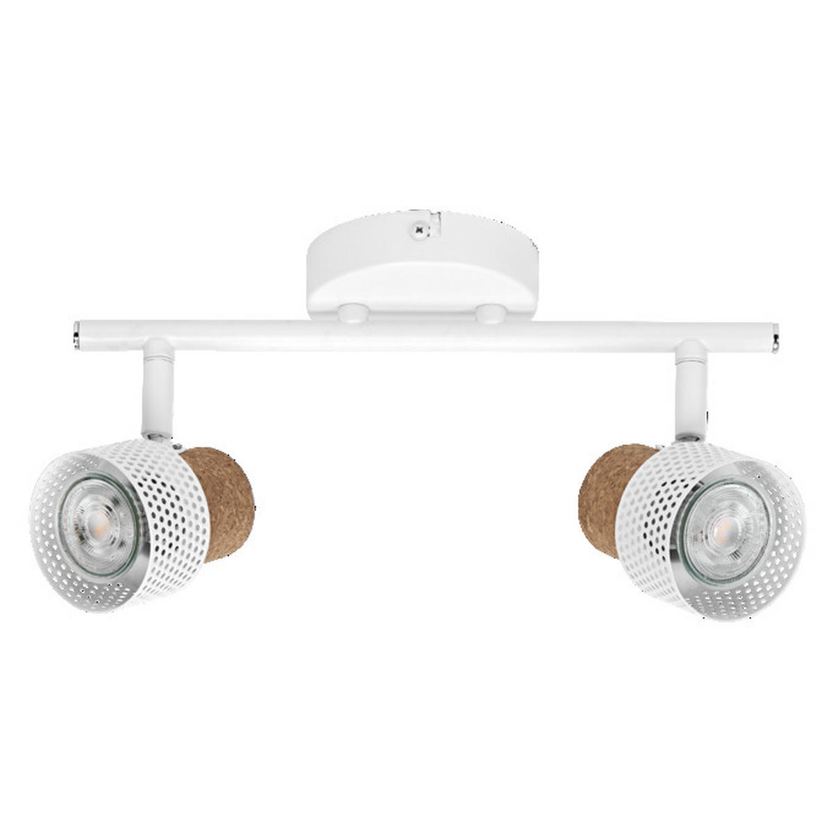 LED-STRAHLER 33.8/10/13.6 cm   - Weiß, Basics, Holz/Metall (33.8/10/13.6cm) - Osram