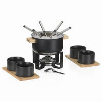 FONDUESET Gunten  - Schwarz, KONVENTIONELL, Metall (20/19cm) - Kela
