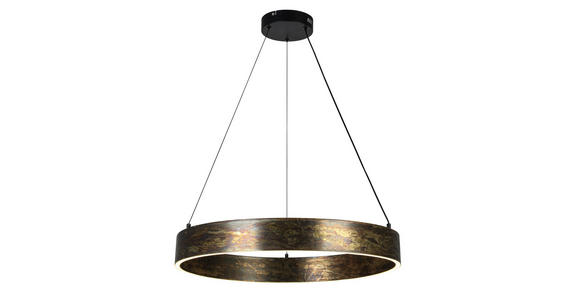 LED-HÄNGELEUCHTE Oxira 59/120 cm  - Multicolor/Schwarz, Design, Kunststoff/Metall (59/120cm) - Dieter Knoll
