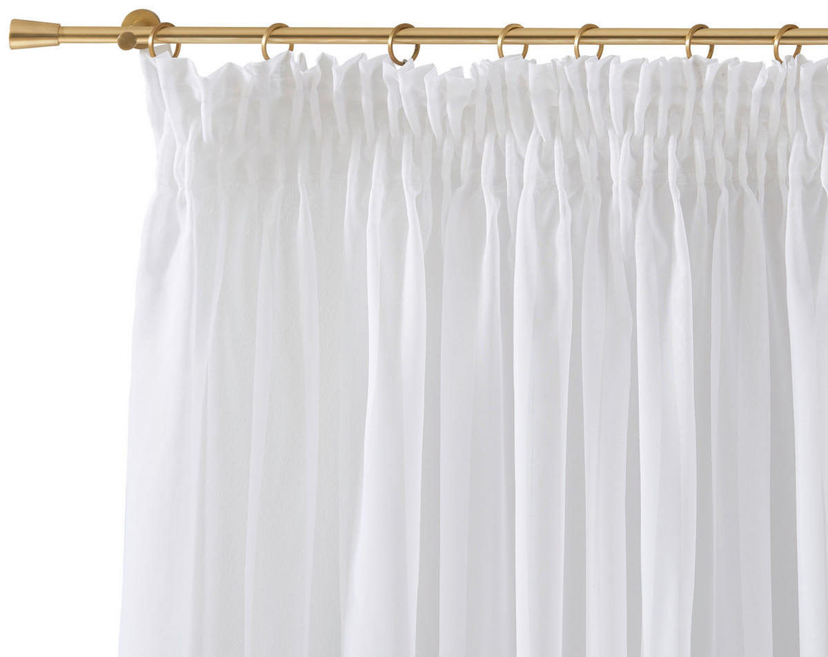 FÜGGÖNYKARNIS SZETT 100-190 cm  - sárgaréz, Design, fém (100-190cm) - Homeware