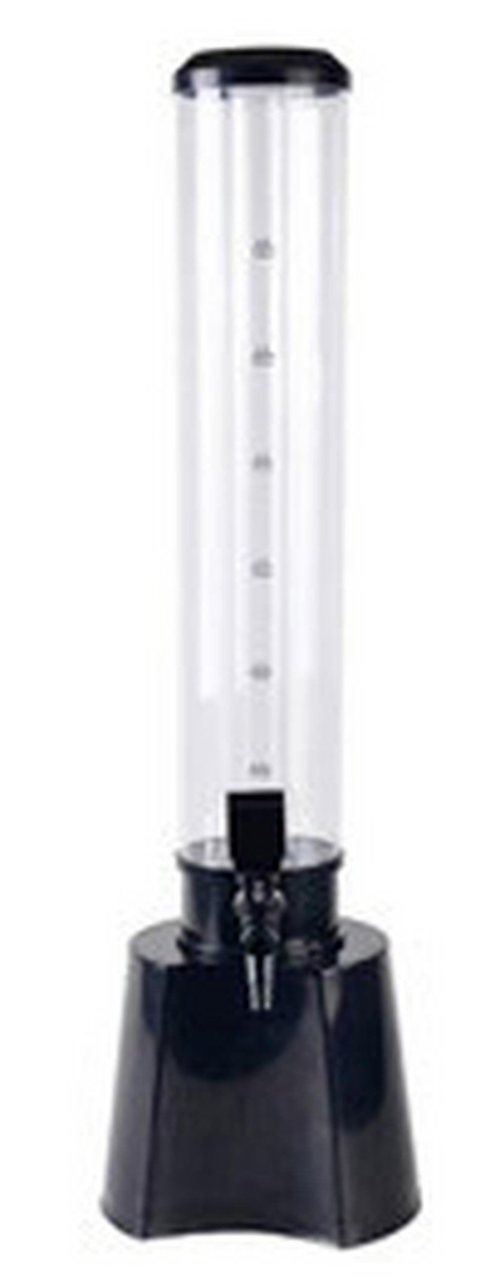 GETRÄNKESPENDER - Transparent/Schwarz, Basics, Kunststoff (20/18/76cm) - EASYMAXX