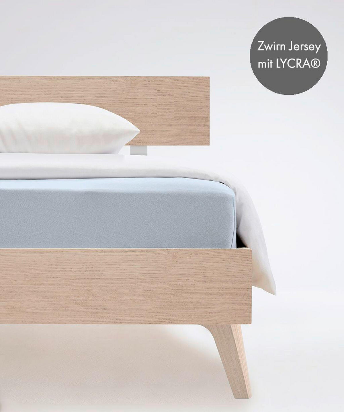 FIXLEINTUCH - Hellblau, Basics, Textil (180-200/200-210cm) - Fleuresse