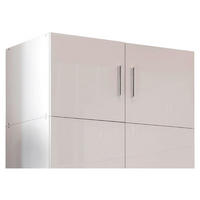 AUFSATZSCHRANK 80/40/54 cm  - Chromfarben/Weiß, KONVENTIONELL, Kunststoff (80/40/54cm) - Xora
