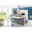 EINBAUKÜCHE   - Weiß/Grau, Design, Holzwerkstoff - Dieter Knoll