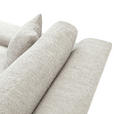 BIGSOFA Struktur, Bouclé Beige  - Greige/Beige, MODERN, Kunststoff/Textil (240/76/125cm) - Landscape