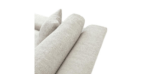 BIGSOFA Struktur, Bouclé Beige  - Greige/Beige, MODERN, Kunststoff/Textil (240/76/125cm) - Landscape