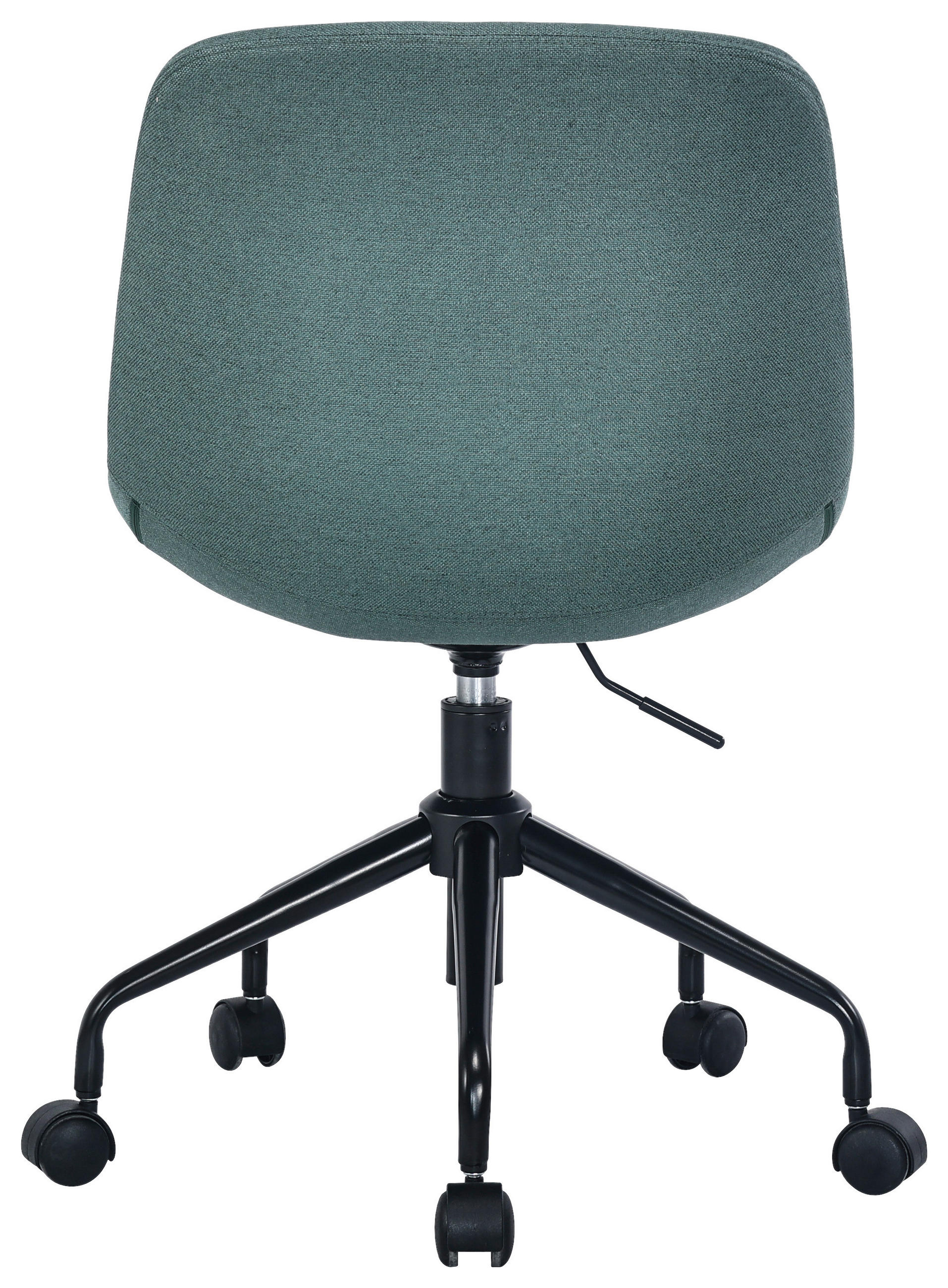 DREHSTUHL Webstoff Schwarz, Dunkelgrün  - Dunkelgrün/Schwarz, KONVENTIONELL, Kunststoff/Textil (50/80,5-90/55,5cm) - Hom`in