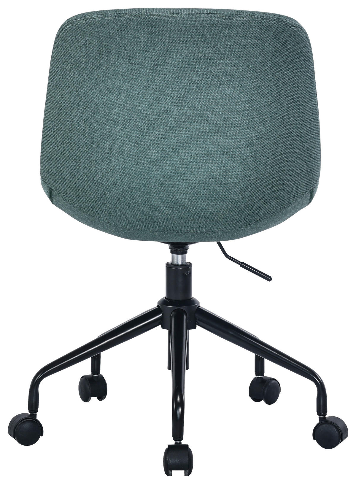 DREHSTUHL Webstoff Schwarz, Dunkelgrün  - Dunkelgrün/Schwarz, KONVENTIONELL, Kunststoff/Textil (50/80,5-90/55,5cm) - Hom`in