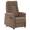 FERNSEHSESSEL Chenille Beige  - Beige/Grau, KONVENTIONELL, Kunststoff/Textil (78/115/90cm) - Hukla