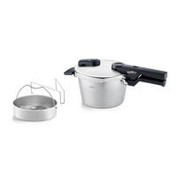 SCHNELLKOCHTOPF VITAQUICK® PREMIUM satiniert 2.5 L  - Edelstahlfarben/Silberfarben, Basics, Metall (15/16,5cm) - Fissler