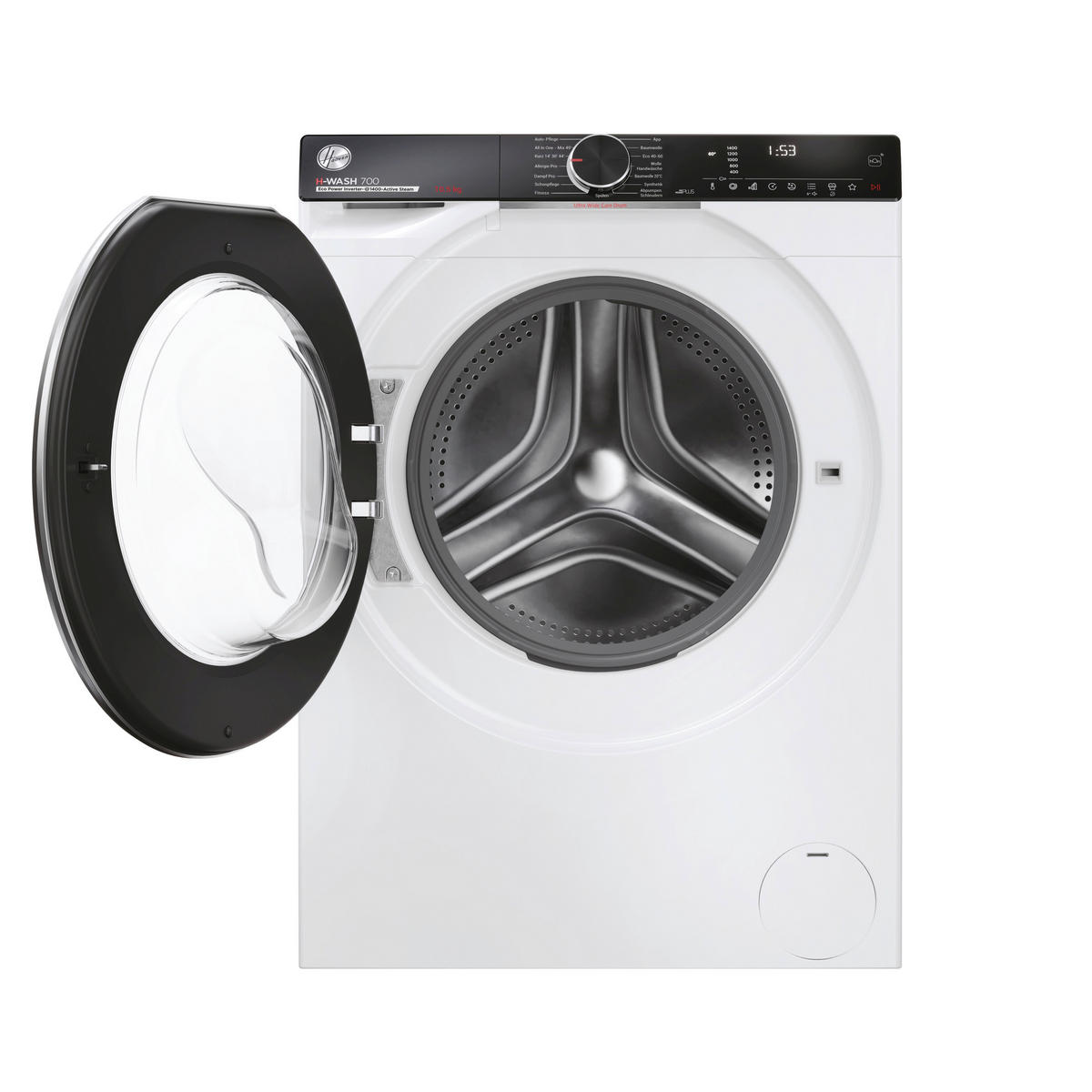 WASCHMASCHINE H7W 4105MBC-84   - Weiß, Basics, Glas/Kunststoff (60/85/60cm) - Hoover