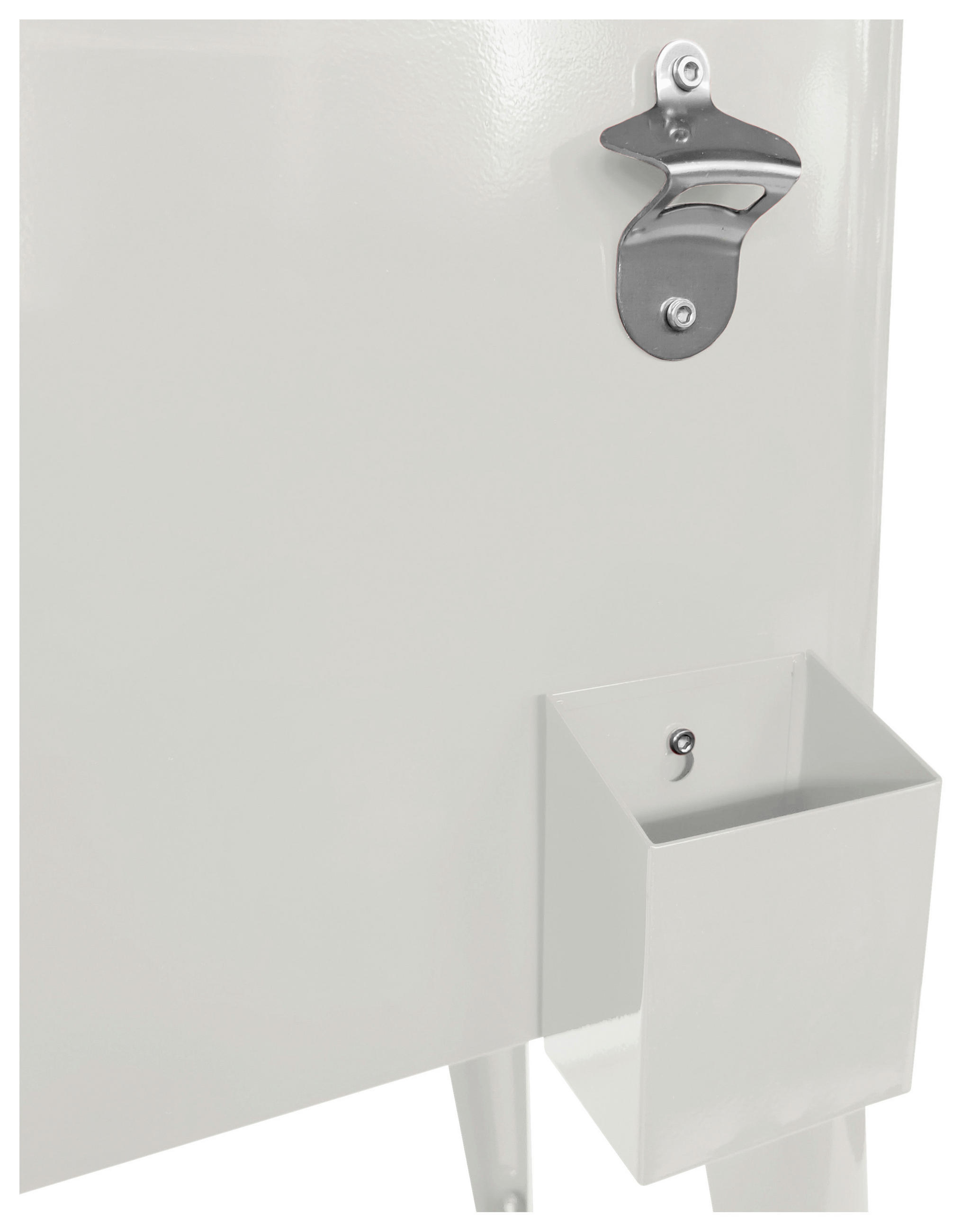 KÜHLBOX Weiß 76 l  - Weiß, KONVENTIONELL, Kunststoff/Metall (43/89/92cm) - Ambia Garden