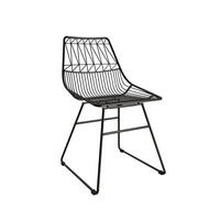 STUHL  in Stahl Metall  - Schwarz, Design, Metall (55/79/47cm) - MID.YOU