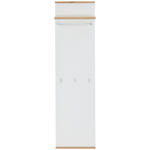 GARDEROBENPANEEL  in 45/169/28 cm  - Weiß/Eiche Artisan, Design, Holzwerkstoff/Metall (45/169/28cm) - Xora