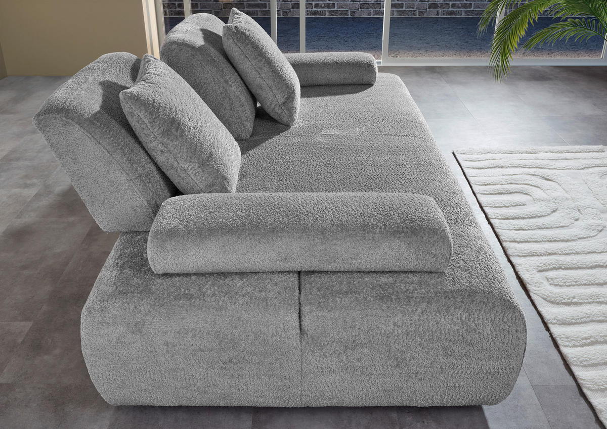 SCHLAFSOFA in Textil Schlammfarben  - Schlammfarben/Schwarz, Konventionell, Kunststoff/Textil (235-255/80/116-138cm) - Carryhome