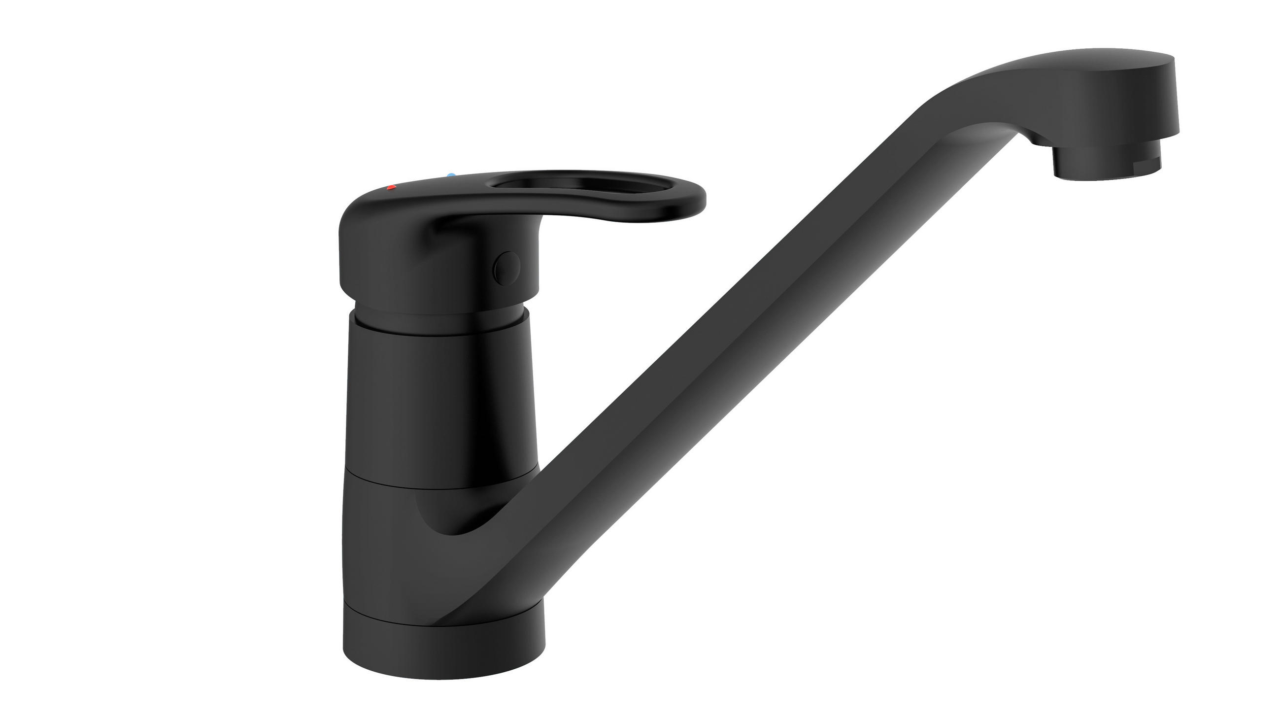 KONYHAI CSAPTELEP 5,6/19,5/26,9 cm  - fekete, Basics, fém (5,6/19,5/26,9cm) - Xora