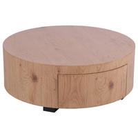 KONFERENČNÝ STOLÍK, farba duba, drevo, kompozitné drevo, 80/30/80 cm - farba duba, Natur, drevo/kompozitné drevo (80/30/80cm) - Stylife