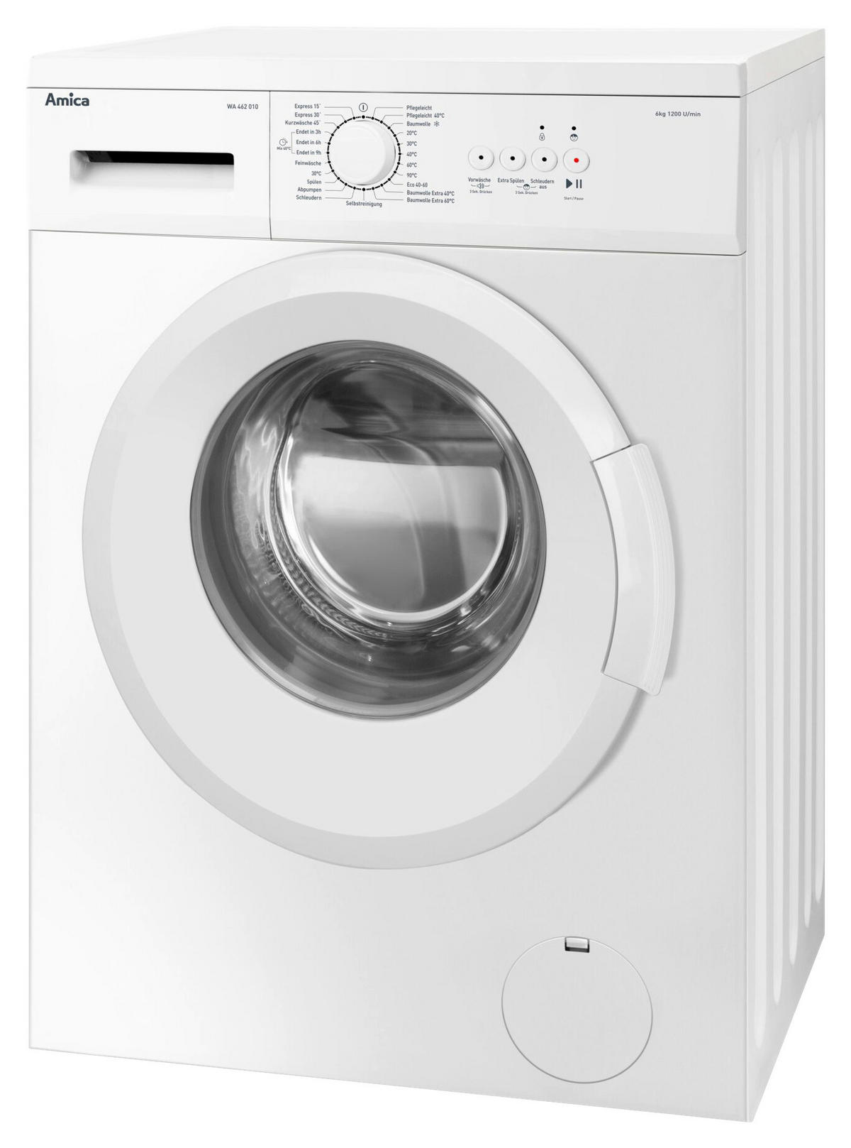 WASCHMASCHINE WA 462 010   - Weiß, Basics, Kunststoff/Metall (59,5/85,0/40,0cm) - Amica