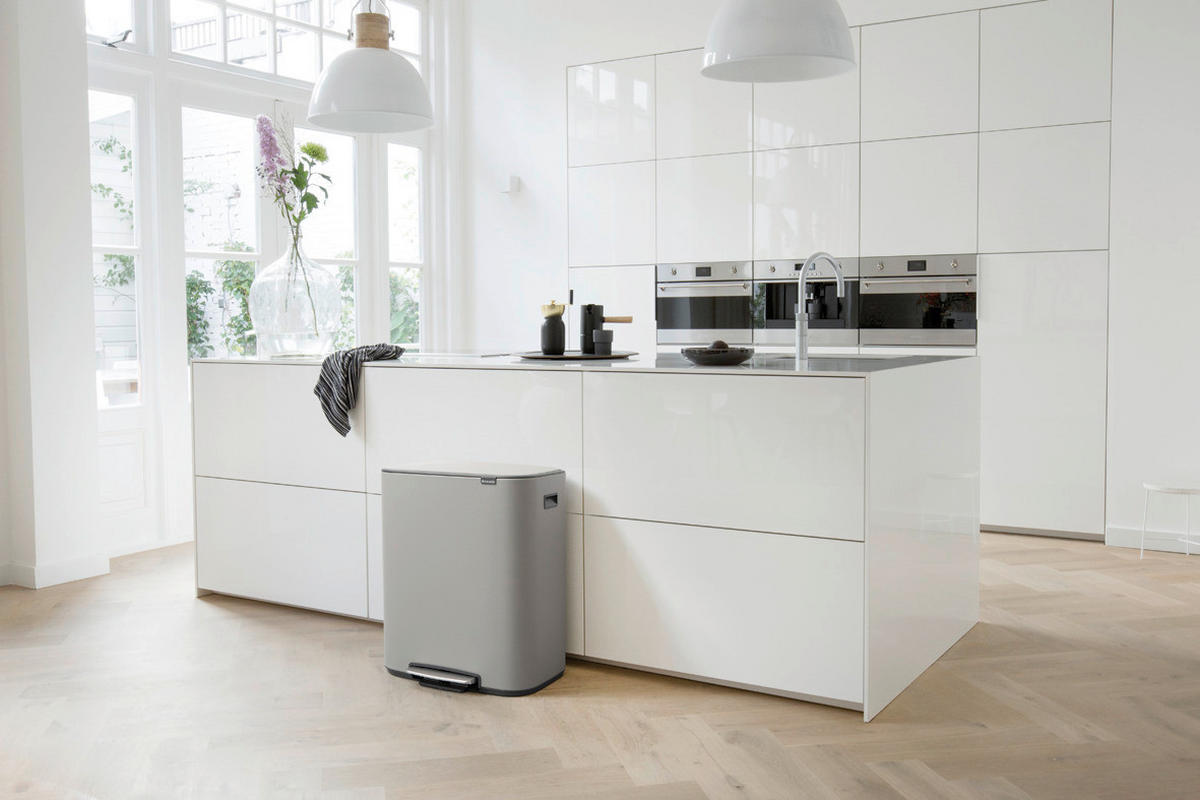 KANTA ZA SMEĆE  60 l   - Osnovno, metal/plastika (54.1/65.2/36.3cm) - Brabantia