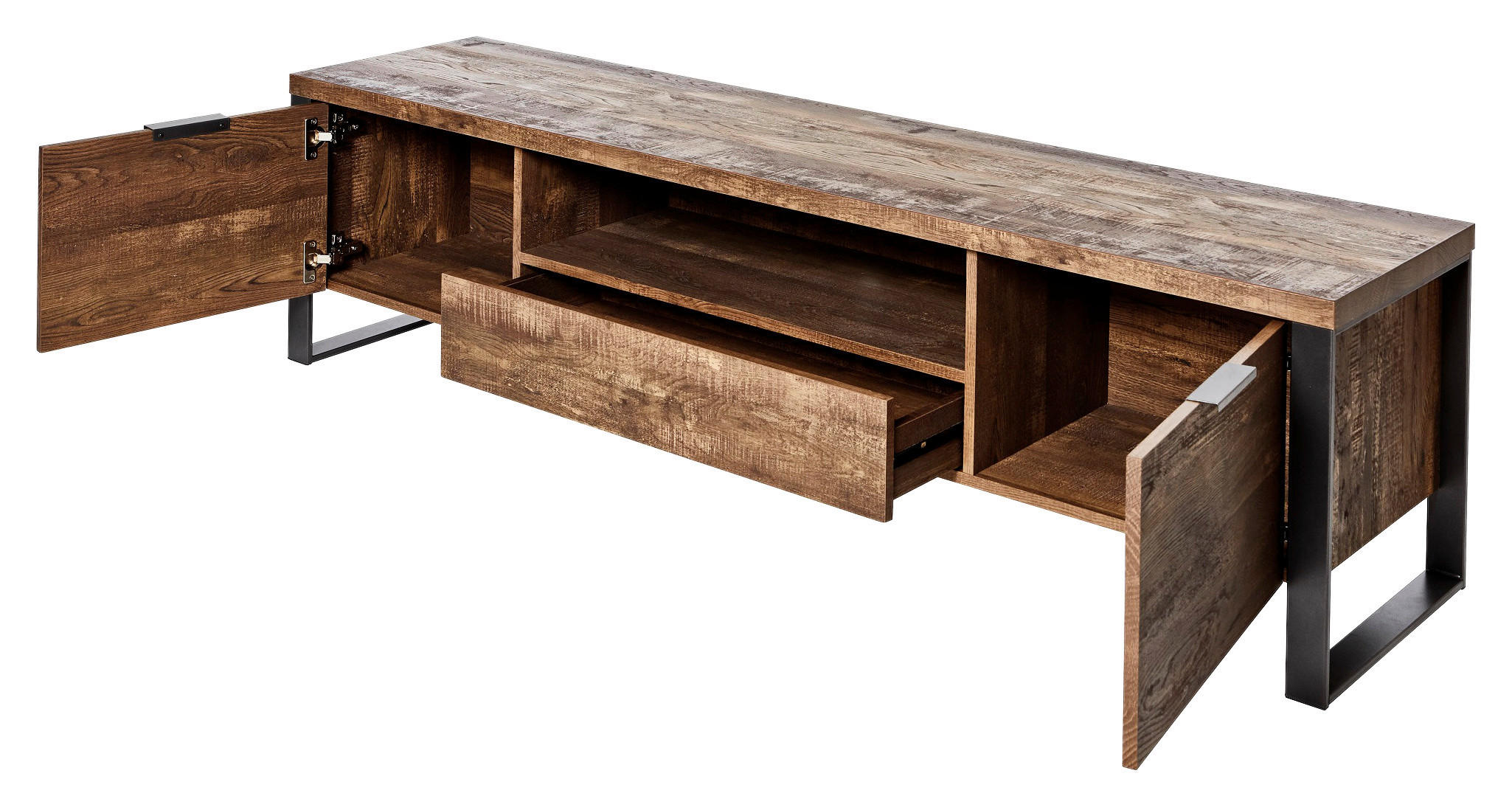 Lowboard Loop Tv 180 B: 180 Cm Vintage Eiche