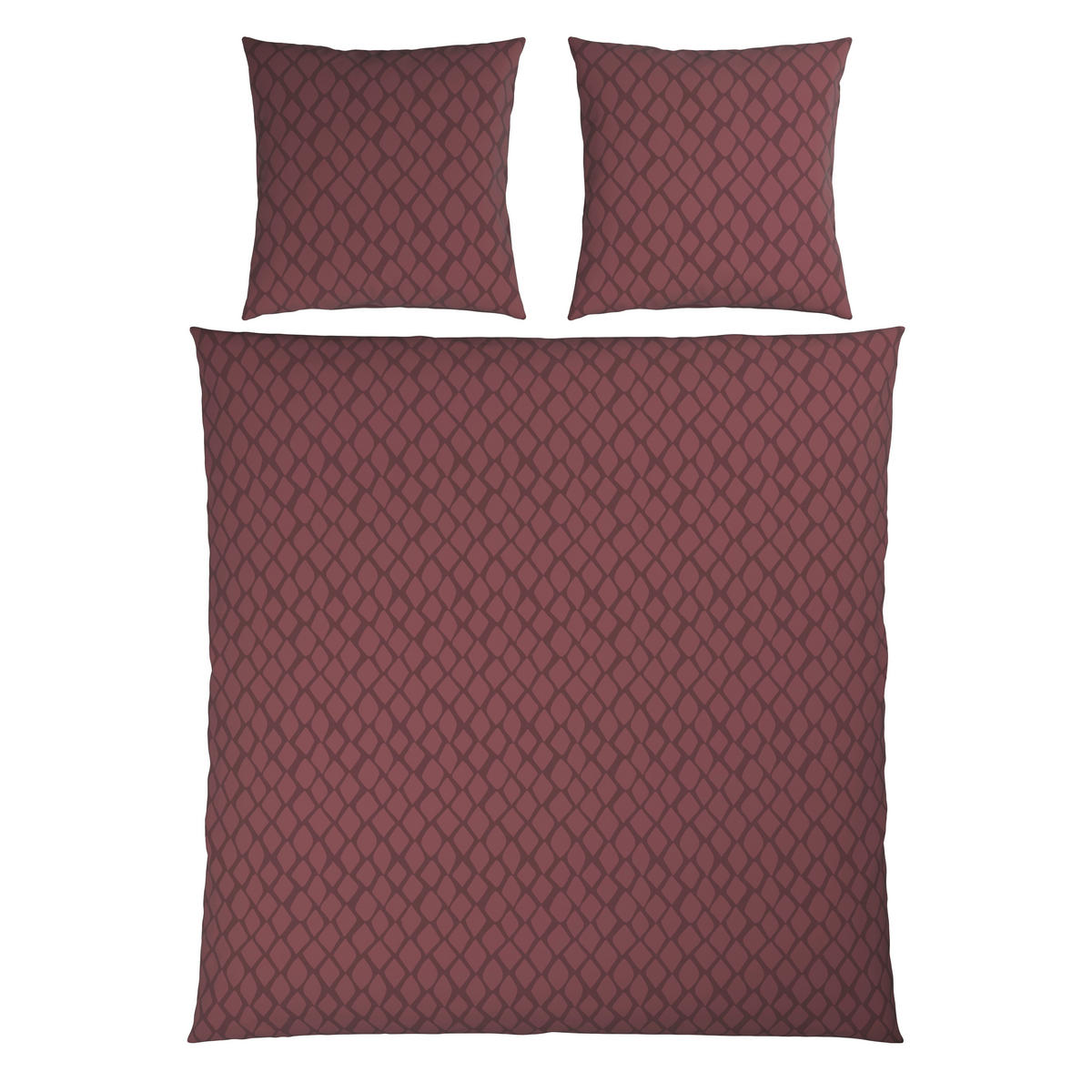 WENDEBETTWÄSCHE SNAKO Satin 200/200 cm  - Kirschrot, Design, Textil (200/200cm) - Dieter Knoll