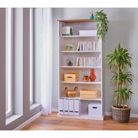REGAL  90/190/38 cm Weiß  - Weiß, MODERN, Holz (90/190/38cm) - Livetastic