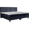 BOXSPRINGBETT 240/200 cm  in Dunkelblau  - Wengefarben/Dunkelblau, Trend, Holz/Textil (240/200cm) - Esposa
