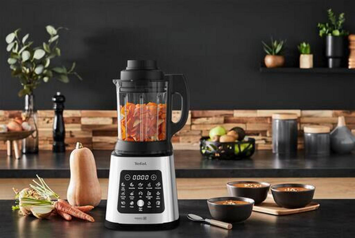 pároló, smoothie, jeges, - fekete, Basics, műanyag (45.6cm) - Tefal