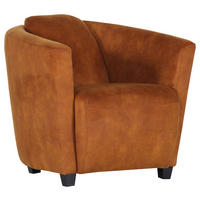 COCKTAILSESSEL in Mikrofaser Bronzefarben  - Braun/Bronzefarben, Design, Holz/Textil (72/72/85cm)