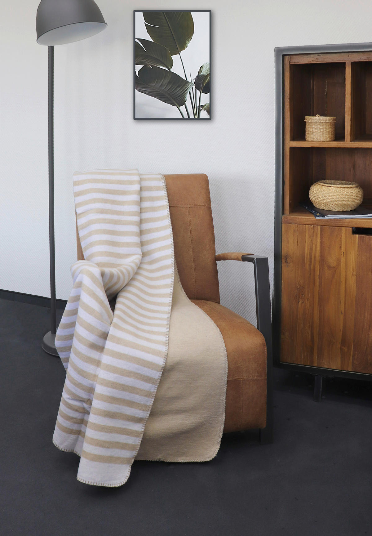 WOHNDECKE 150/200 cm  - Beige, Basics, Textil (150/200cm) - Novel