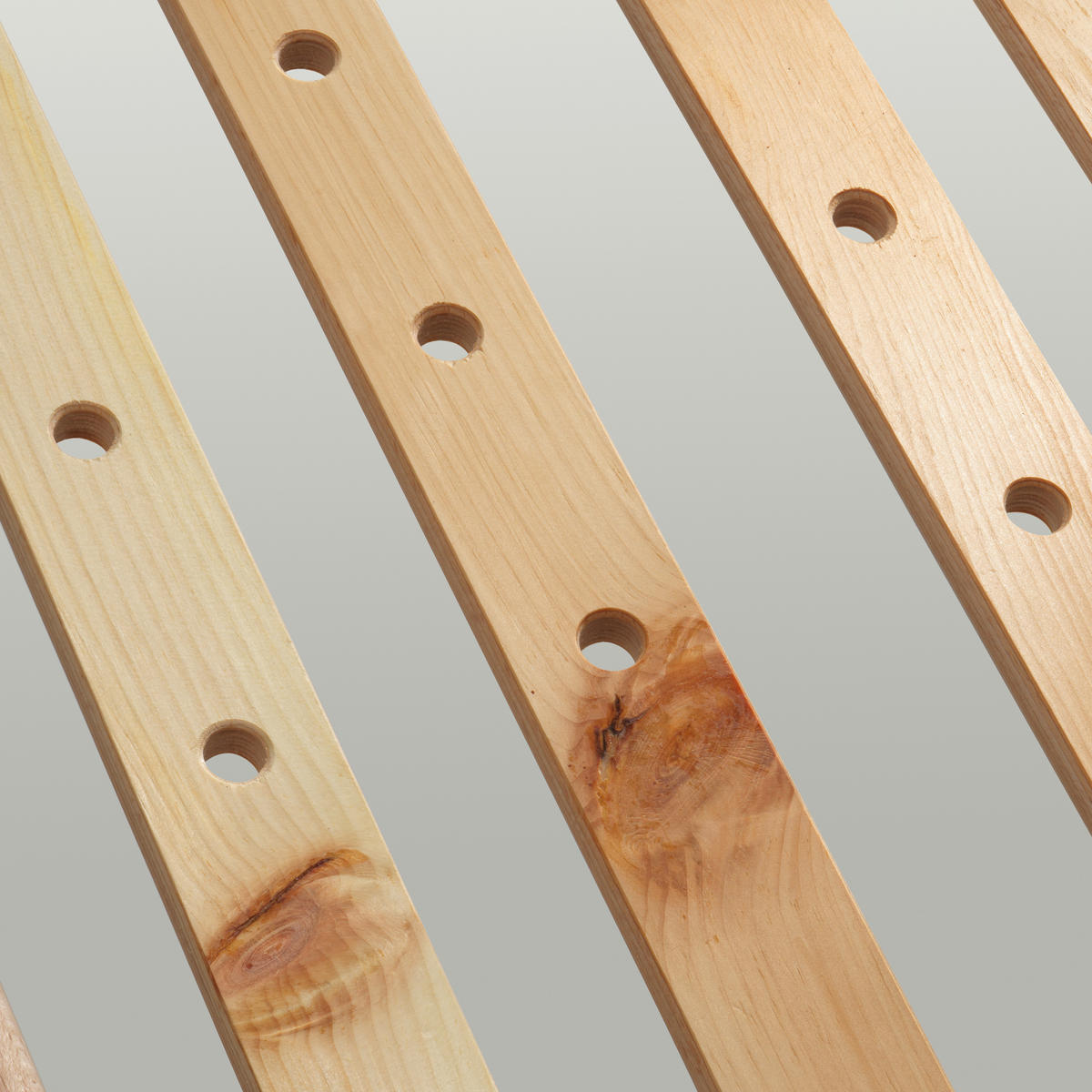 ZIRBEN-LATTENROST, metallfrei 90/200 cm  - Zirbelkieferfarben/Buchefarben, Basics, Holz (90/200cm) - Linea Natura