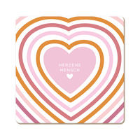 UNTERSETZER Holz Multicolor 9.5/9.5 cm  - Multicolor, Basics, Holz (9.5/9.5cm)