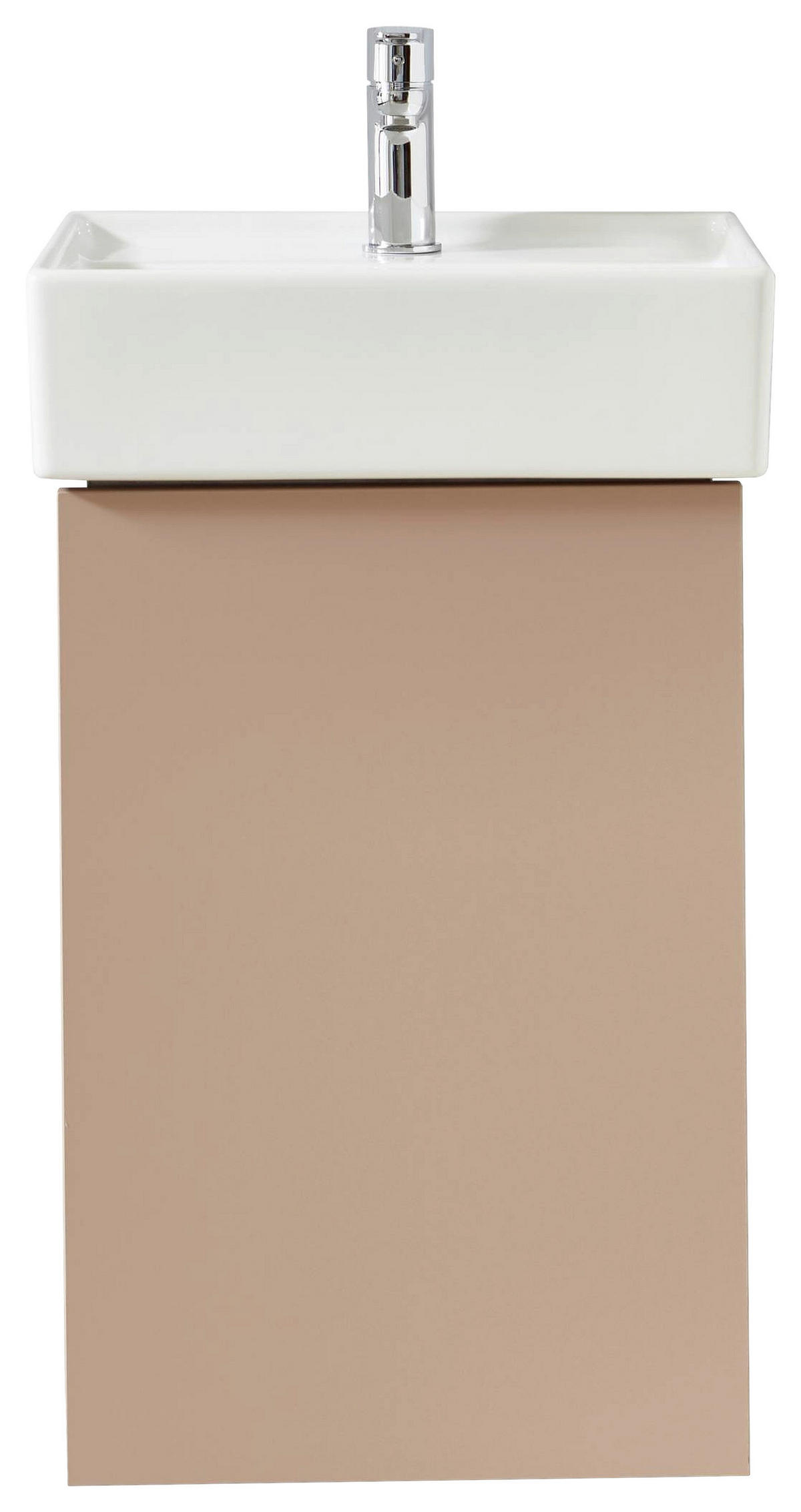 WASCHTISCHKOMBI 40 cm  - Koralle/Schwarz, MODERN, Keramik/Holzwerkstoff (40cm) - Celina Home